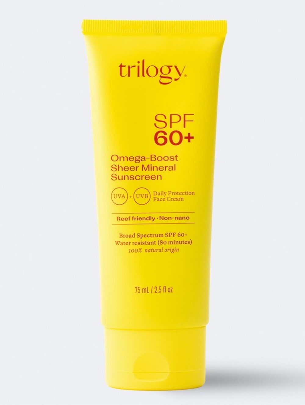 💥 Trilogy SPF 60+ Omega-Boost Sheer Mineral Sunscreen💥